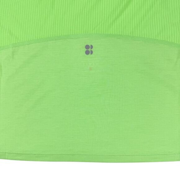 Sweaty Betty Women's Breathe Easy Crop Muscle Tank in Bright Green Size 6 - Picture 6 of 6